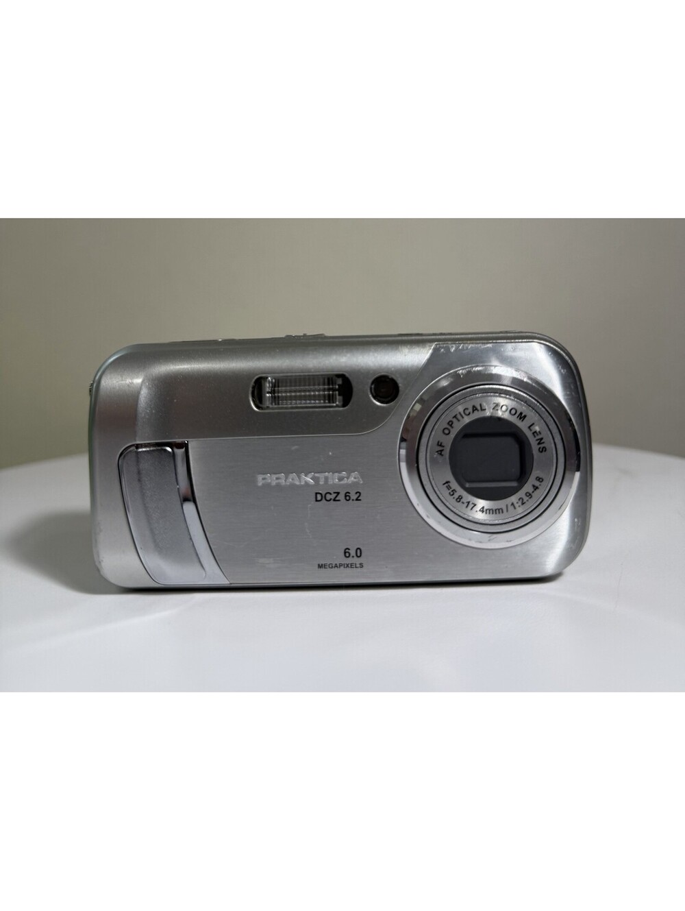 Praktica DCZ 6.2  Digital Camera Compact Point & Shoot Y2K Silver -Works